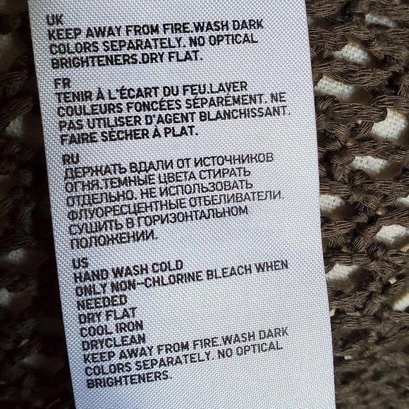 Uniqlo open knit dolman 3/4 sleeve sweater Small - Picture 12 of 13